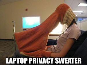 laptop sweater